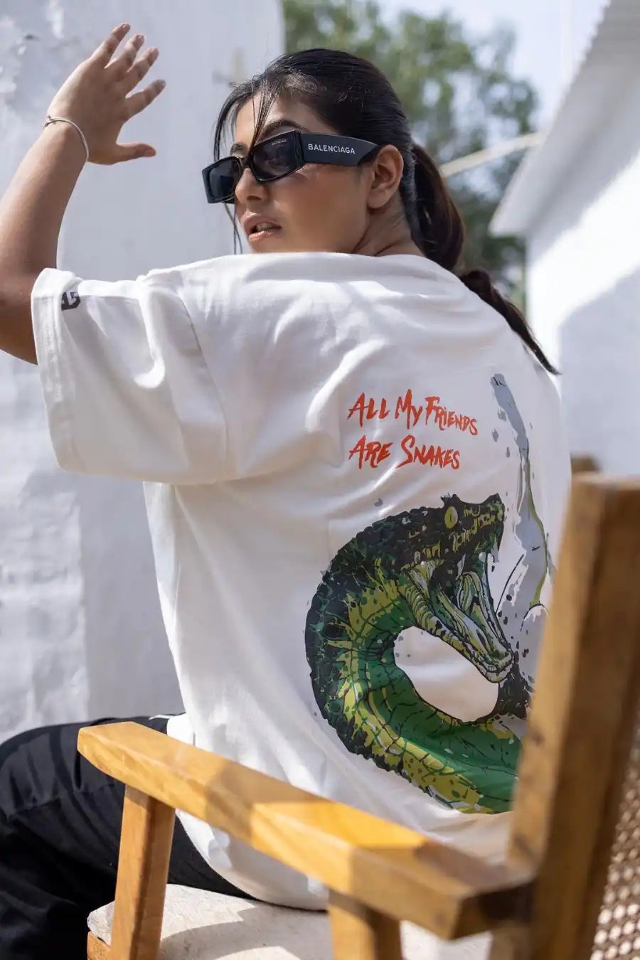 All my friends are snakes T shirt